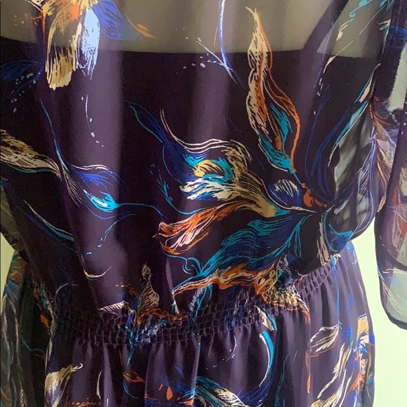 Beautiful Dress with Purple Slip - Picture 6 of 6